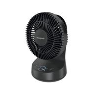 Honeywell Air Purifiers and Fans QuietSet Ventilateur sur pied oscillant, noir - Ventilateur individuel ou pour petite pièce, équipé d'une fonction silencieuse et de 5 niveaux de puissance - HTF337BE