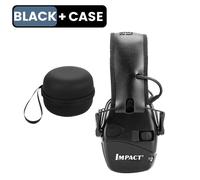 Honeywell DulElectronic Shooting Earmuff,Anti-bruit,Sauna,Téléphone,Amplification du son,Protection auditive,Casque,Pliable - Type Black add Case #A