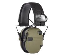Honeywell DulElectronic Shooting Earmuff,Anti-bruit,Sauna,Téléphone,Amplification du son,Protection auditive,Casque,Pliable - Type WK-Green