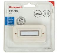 Honeywell E33-1W Klingeltaster 1-Fach Blanc Applique, Interrupteur De Sonnette