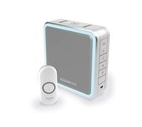 Honeywell Home DC915NG Sonnette de porte portable sans fil LED avec bouton poussoir Gris