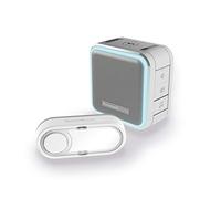 Carillon mobile sans fil - bouton poussoir sans fil - Série 5 argent HONEYWELL