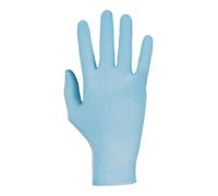 Honeywell KCL Gants jetables Dermatril 740 Taille 8 bleu Nitrile EN 374, EN 455 Cat.III Quantité:1
