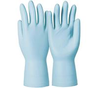 Honeywell KCL Dermatril® P743 Gants de Protection Chimique en Nitrile, Jetables, Imperméables, Sans Poudre, Bleu, Taille 9L, 074309082C (Boîte de 50 Pièces)