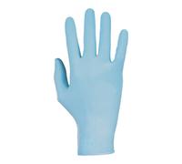 Gants jetables Dermatril 740 T. 8 bleu nitrile EN 374, EN 455 cat. III Quantité:1