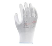 Honeywell KCL Camapur® Comfort 616+ Gants de Protection Mécanique, Lavables, Blancs, En Polyuréthane et Polyamide, Respirants, Taille 09, 061609941E (Sac de 10 Paires)