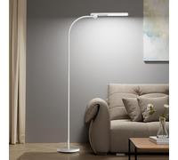 Honeywell Lampadaire LED Touch Dimmable Col de Cygne Salon Lecture 77"Blanc