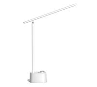 Honeywell Lampe de bureau avec port de chargement USB - Lampe de chevet à intensité variable pour la maison, le bureau, petite lampe de table portable pliable pour adultes, lecture, travail, HWT-H01