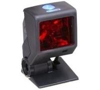 Scanner de présentation, commerce, 1D, laser, omnidirectionnel, senseur IR de codes-barres, trame de scan réglable, 1650 scans/s., RS232, couleur noir