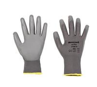 Honeywell PU First Grey Gants de Manutention Légère et Moyenne Pour Usage Général, Tricoté en Polyamide Gris, Calibre 13, Longueur 25 cm, Taille 11, 2100250-11 (Pack de 10 Paires)