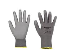 Honeywell PU First Grey Gants de Manutention Légère et Moyenne Pour Usage Général, Tricoté en Polyamide Gris, Calibre 13, Longueur 25 cm, Taille 08, 2100250-08 (Pack de 10 Paires)