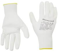 Honeywell PU First White Gants de Sécurité pour Usage Général 2132255, Nylon, Calibre 13, Dextérité Classe 5, Taille 9L, 2132255-09 (Lot de 10 Paires)
