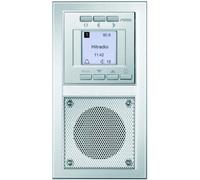Honeywell - Radio encastrée - Design Aura, aluminium, D 20.485.02 RADIO
