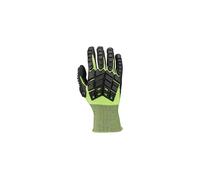 Honeywell Rig Dog Light NBR 233224N Gants de Protection Tricotés avec Revêtement en Mousse Nitrile, Niveau de Coupe A4, Vert/Noir, Sans Fibre de Verre, Taille 11XXL, 2332524N-11 (Sac de 12 Paires)