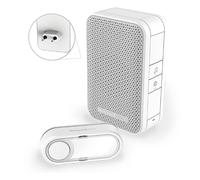 Honeywell Sonnette de porte sans fil avec bouton poussoir blanc - DC311NP2