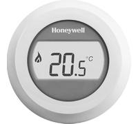 Honeywell Thermostat d'ambiance Rond avec Affichage Lumineux 24v Rond on/Off Blanc t87g2014 e