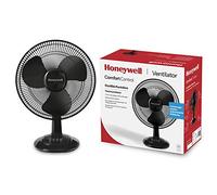 Honeywell Ventilateur de table oscillant Comfort Control (3 vitesses, oscillation à 90 °, pale de 30 cm, inclinaison de 30 °, socle robuste) HTF1220