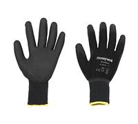 Honeywell Workeasy Black PU Gant Tricoté à Usage Général Léger en Polyester avec Enduction PU Noir, Réutilisable, Jauge 13, Taille 10XL, 2100251-10 (Pack de 10 Paires)