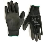 Honeywell Workeasy Black PU Gant Tricoté à Usage Général Léger en Polyester avec Enduction PU Noir, Réutilisable, Jauge 13, Taille 6XS, 2100251-06 (Pack de 10 Paires)