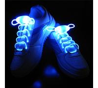 Honfitat Feux Led Lacet Nuit Jusqu'À Sécurité Shoestring Lacet Lumineux Multicolore-Bleu