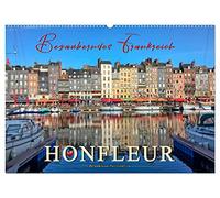 Honfleur - Bezauberndes Frankreich (Wandkalender 2026 DIN A2 quer), CALVENDO Monatskalender: Honfleur, wunderschönes Hafen-Städtchen in der Normandie.