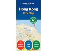 Lonely Planet – Hong Kong City Map – 2e édition – Anglais