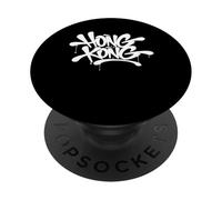 Hong Kong Graffiti City Street Art Handstyle Souvenir PopSockets PopGrip Adhésif