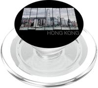 Hong Kong Islande Souvenir Vintage Panorama rétro Skyline PopSockets PopGrip pour MagSafe