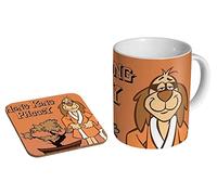 Hong Kong Phooey - Tasse à café en céramique + dessous de verre Coffret cadeau