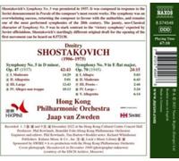 HONG KONG PO/JAAP VA - SHOSTAKOVICH - SYMPHONY 5/9 - CD - G4z