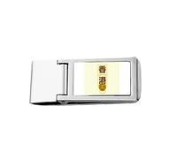Hong Kong Poignée de porte Art Déco Mode Fine Pince à billets Support en acier inoxydable Portefeuille de poche