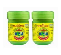 Hong Thai - Lot de 2 Inhalateur aux Herbes thaïlandaises | Mélange Naturel de 15 Plantes & huiles essentielles | Bien-être & aromathérapie - 20 g - Recette Traditionnelle