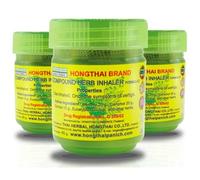 Hong Thai Lot de 3 boîtes aromatiques | Odeur et rafraîchissement | 100 % naturel, huiles essentielles, herbes, Thaïlande
