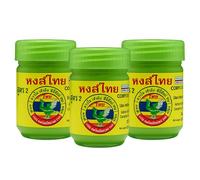 Hong Thai - Lot de 3 Inhalateurs aux Herbes thaïlandaises | Mélange Naturel de 15 Plantes & huiles essentielles | Bien-être, respiration claire & aromathérapie - Recette Traditionnelle