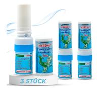 Hong Thai Lot de 3 inhalateurs nasaux - Bleu - Stylo parfumé aux huiles essentielles - Arôme rafraîchissant en cas de congestion nasale - Bâton d'arôme pour revitaliser et clarifier - Idéal pour les