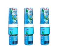 Hong Thai Traditional Herbal Lot de 3 crayons odorants 100 % naturel Blue Edition