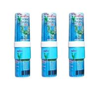 Hong Thai Traditional Herbal Lot de 3 crayons odorants 100 % naturel Blue Edition