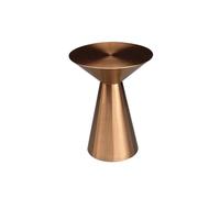 hongchenke34 Table D'appoint pour Canapé Petite Table Basse, Petite Ronde en métal, d'appoint Simple et Mobile, adaptée au Salon/Chambre à Coucher, for Magasin de thé Lait(Petit)