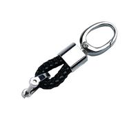 HONGDaFA Porte-clés Voiture pour Mercedes-Benz CL203 C180 C200 C220 C230 C320 C350 C30 AMG C32 AMG Coupe 2001-2006, Porte Clés Personnalisé Anneau de Clé Résistant Accessoire Clés de Voiture,Black