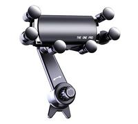 HONGDaFA Support Téléphone Voiture pour Mitsubishi Space Star 2019-2023 2024, Bouche D'aération Porte Téléphone Voiture Porte Support Ventilation