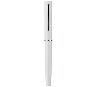 Hongdian C2 Stylo-plume extra fine à pointe souple Blanc nacré et design rétro classique Stylo en métal avec convertisseur d'encre