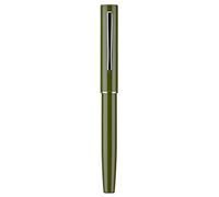 Hongdian C2 Stylo-plume extra fine à pointe souple Vert foncé et design rétro classique Stylo en métal avec convertisseur d'encre