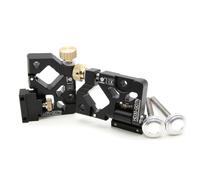 HONGDUI Hooked On Wood HD30-GD7N Lot de 2 colliers de serrage pliables en bois pour banc de 20 mm pour système MFT compatible avec rail de guidage Festool Makita