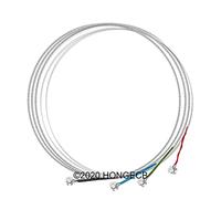 HONGECB 4 en 1 Cordes de Violon, Jeu de Cordes Violon, Noyau en Acier Cordes 4/4 et 3/4, Remplacement pour Violon Universelles G-D-A-E, 4 Pcs Set Complet de Haute Qualité de Cordes de Violon