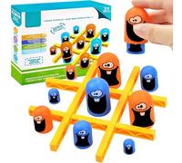 HONGECB Jeu de Tic Tac Toe, Tic Tac Toe Big Eat Small Game, 2 Joueurs Jeux de Société Tic Tac Toe, Jeu interactif Parent-Enfant, pour Adultes Et Enfants Jeux De Table Interactifs