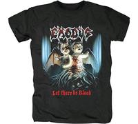 Honger Exodus Let There Be Blood Heavy Metal Thrash Metal Funk Men T Shirt Printed Tee Top T Shirt Short-Sleeve Black M