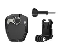 Honghauth Support de fixation rapide pour pare-brise de moto pour Go Pro Hero 13 12 11 10 9 8 7, Insta360 X4 X3 X2 X ONE RS R, DJI Osmo Action et smartphones