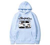 Honghuang Anime Initial D Supra Sweats À Capuche Hommes Manga Imprimer Lâche Casual Manches Longues Style Japonais Casual Sweat