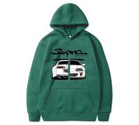 Honghuang Anime Initial D Supra Sweats À Capuche Hommes Manga Imprimer Lâche Casual Manches Longues Style Japonais Casual Sweat