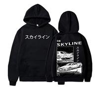 Honghuang Initial D Anime AE86 Sweats À Capuche Unisexe R34 Skyline GTR JDM Casual Pulls Lâches Vêtements
